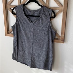 Gray Eddie Bauer active shirt